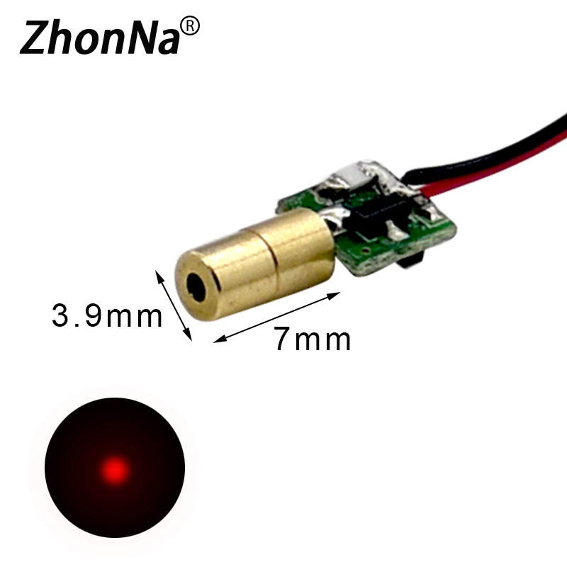 Industrial Laser Pointer - 650 nm 5 mW rotes Lasermodul,