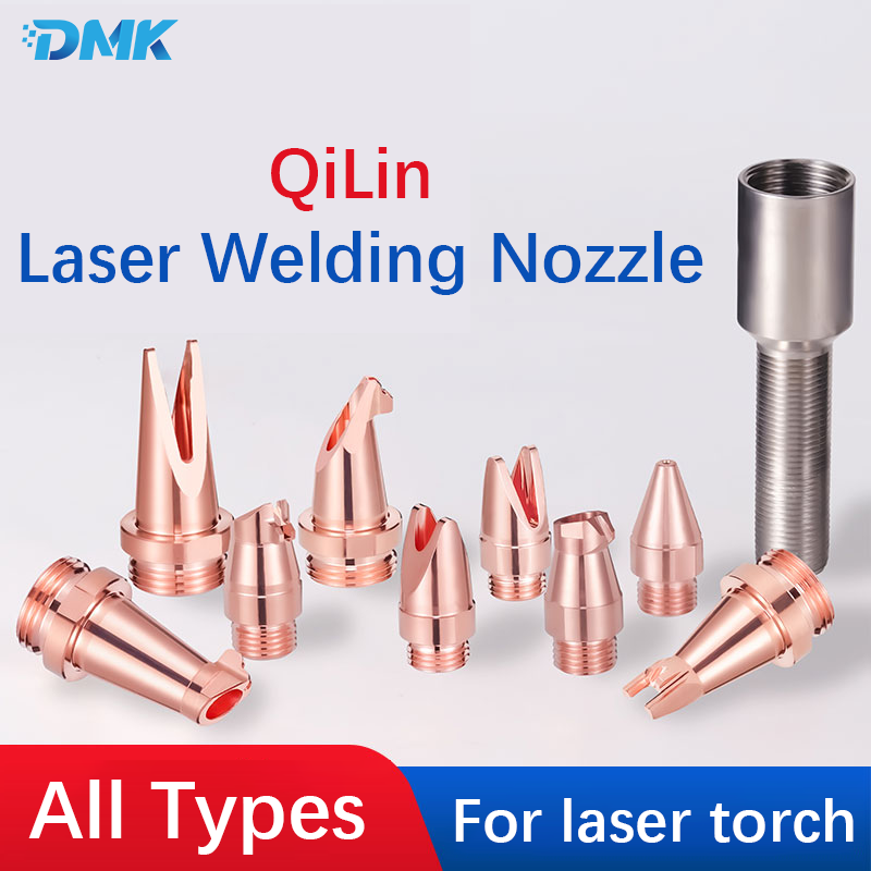 Industrial Laser Head - QiLin Faserlaser-Schweißdüse M10 M16 Kupfer Anti-Spritz-Schweißdüsen