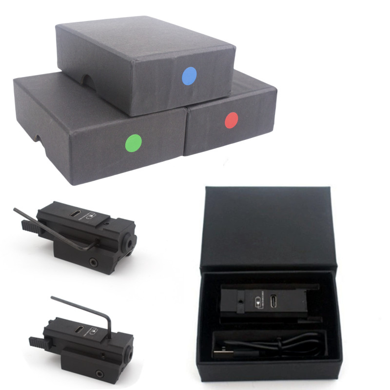 Industrial Laser Pointer - USB-Aufladung, taktischer Mini-Grün-Rot-Laser, 11 mm, 20