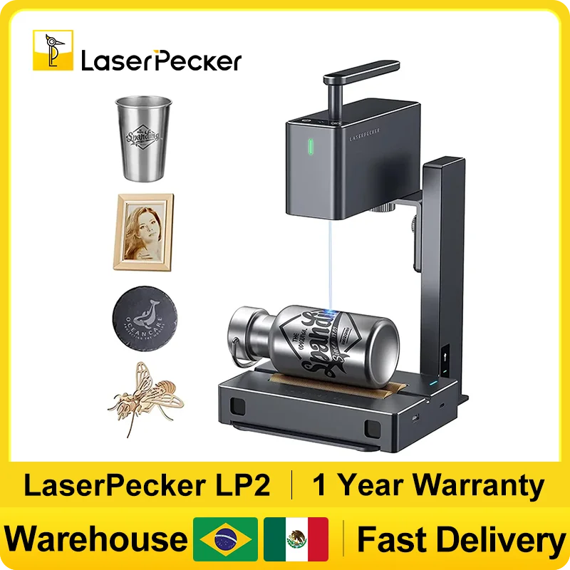 Industrial Laser Cutting Machine - LASERPECKER Handlasergravierer Tragbare leistungsstarke Lasergravur-Schneidemaschine mit