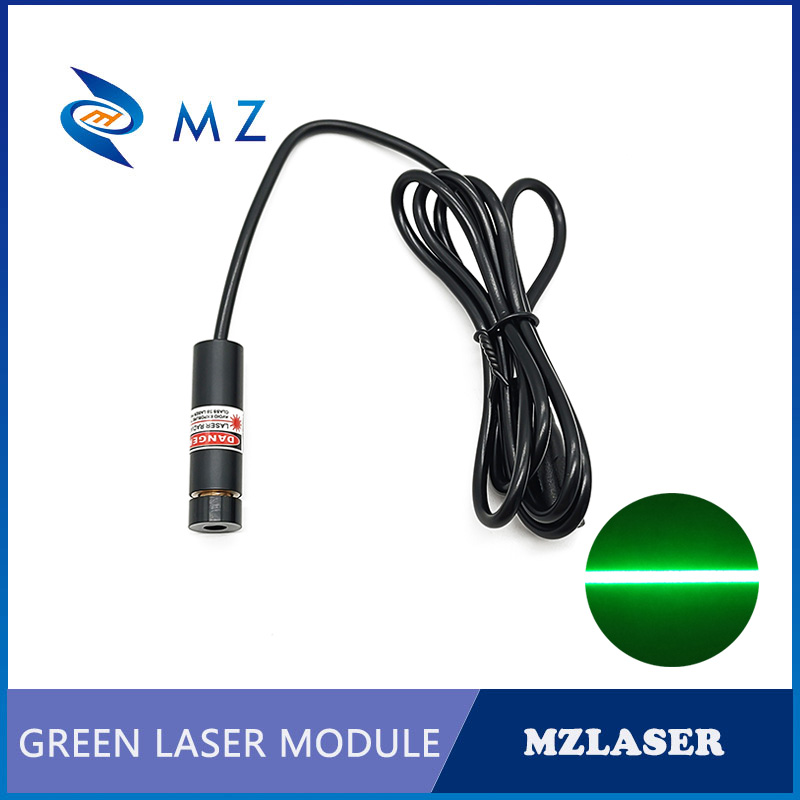 Industrial Laser Pointer - Kompaktes grünes Linienlaserdiodenmodul, 520 nm, einstellbare