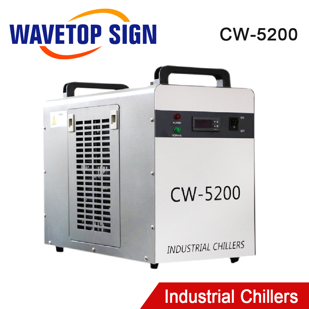 Industrial Laser Cutting Machines - WaveTopSign CW-5200 Industrieller Wasserkühler 5200W 110V