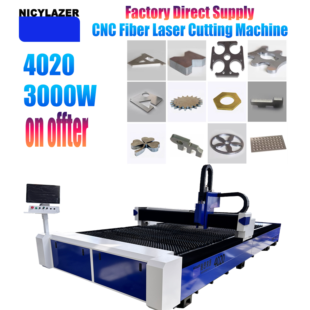 Industrial Laser For Sale - NICYLAZER CNC 3000W 4020 Faserlaser-Schneidemaschine für