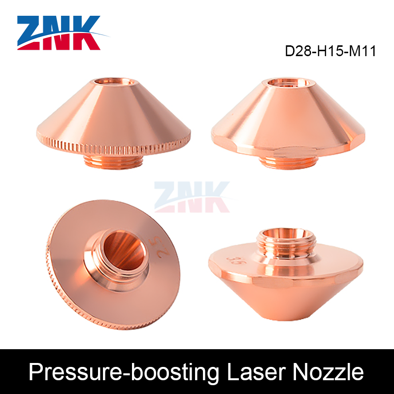 Industrial Laser Head - ZNK 10 Stück Hochgeschwindigkeits-Trieb Laserdüse D28H15M11,
