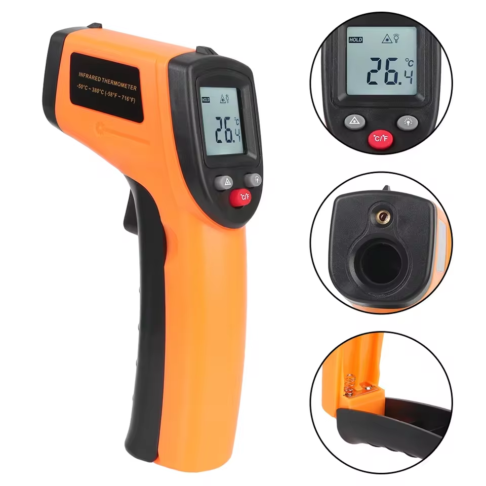 Industrial Laser Thermometer Gun - Neues digitales Infrarot-Thermometergerät T600 T600A -58