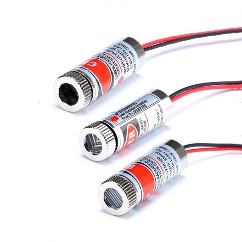 Industrial Laser Head - 650 nm 5 mW Red Point