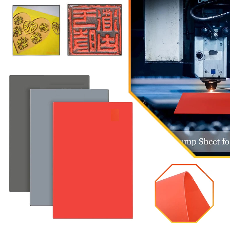Industrial Laser Cutting Machine - A4 Gummimatte DIY Lasergravurmaterial laserbares Gummi