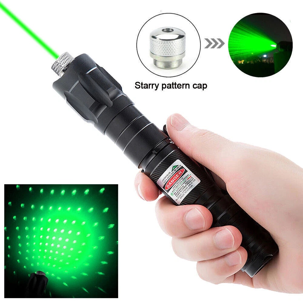 Industrial Laser Pointer - (Nicht enthalten: Batterien) Grüner Roter Laserpointer
