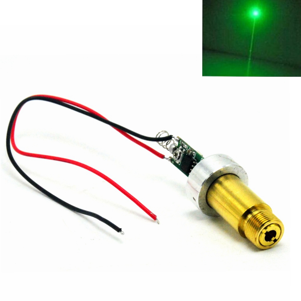 Industrial Laser Pointer - Industrielles Messing 50 mW 100 mW