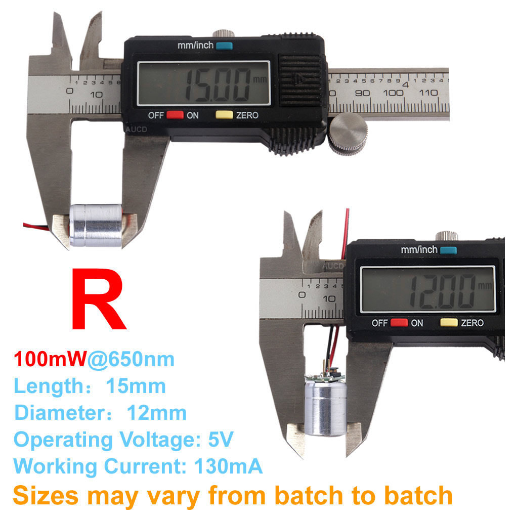 Φ12x15mm DC 5V Rot-100mW Grün- – Industrial Green Laser Bewertung und Preis
