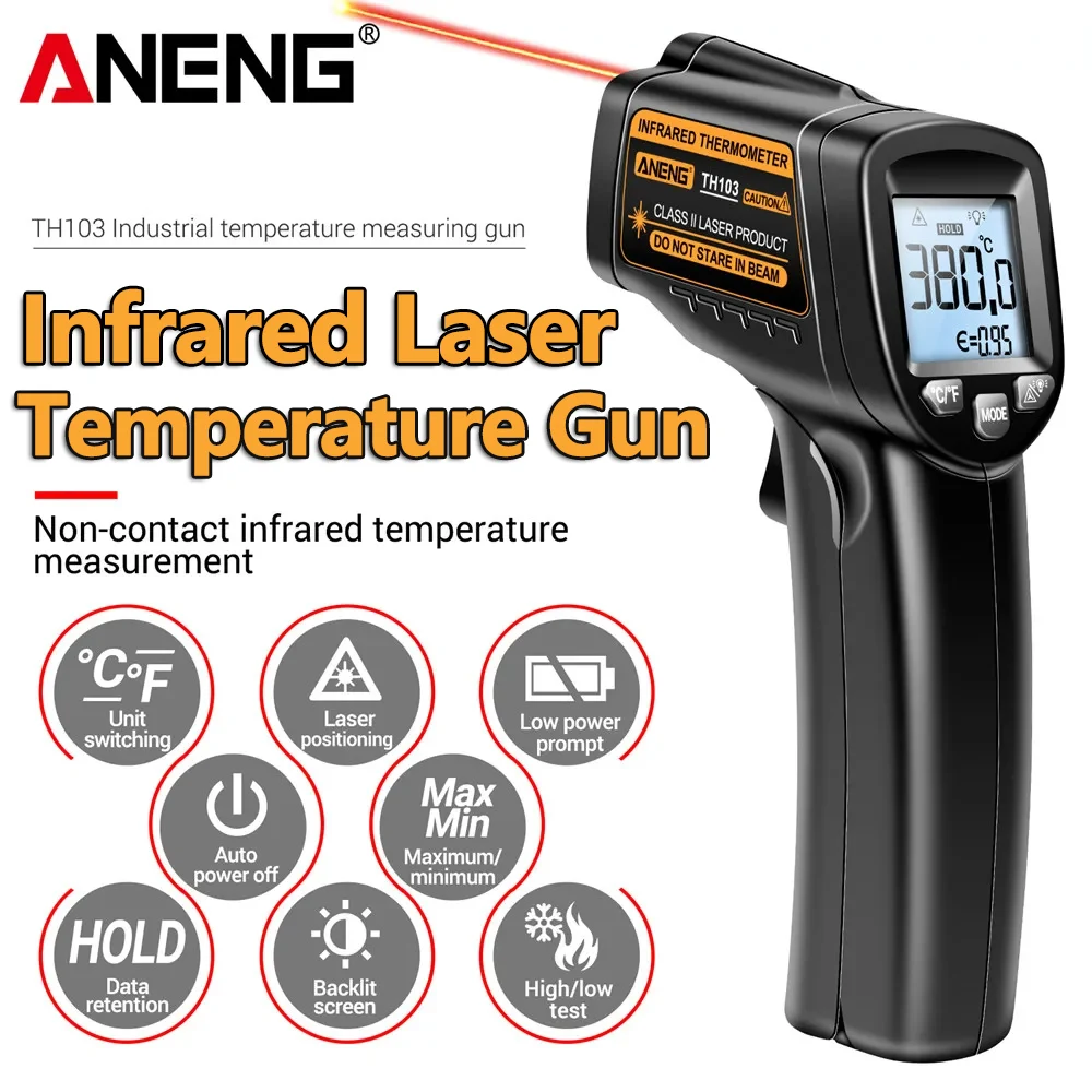 Infrarot-Laser-Temperaturmessg – Industrial Laser Thermometer Gun Bewertung und Preis