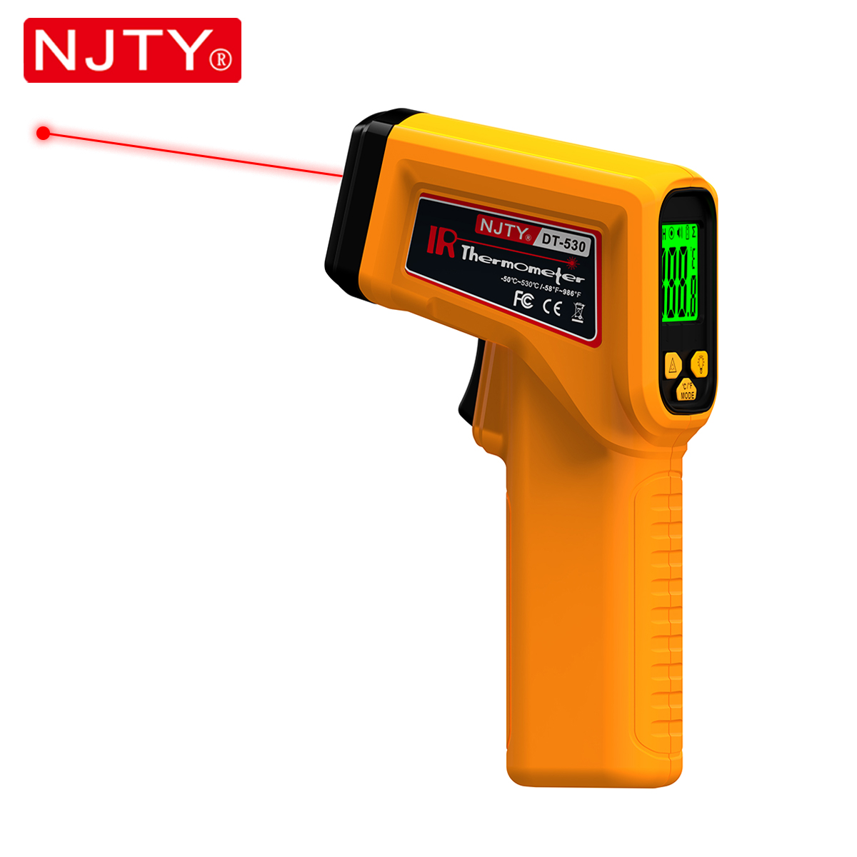 NJTY Infrarot-Thermometer, Las – Industrial Laser Thermometer Gun Bewertung und Preis