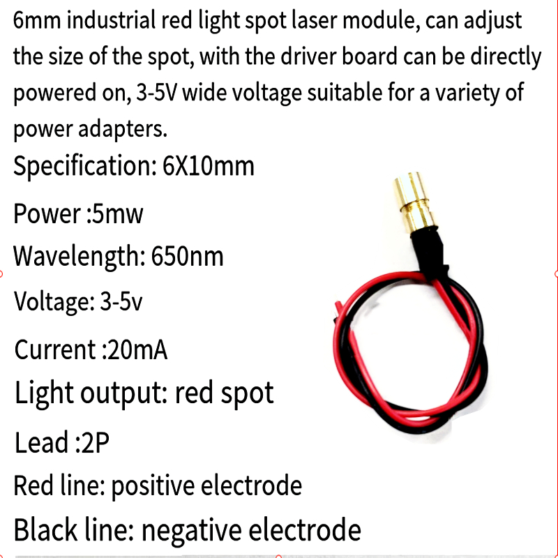 6-mm-Industrie-Lasermodul Red  – Industrial Laser Head Bewertung und Preis