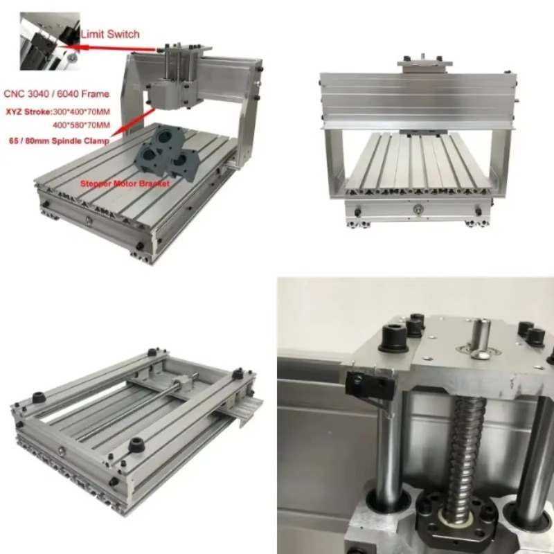 Aluminium CNC 3040 6040 Rahmen – Cnc Router Machine Bewertung und Preis