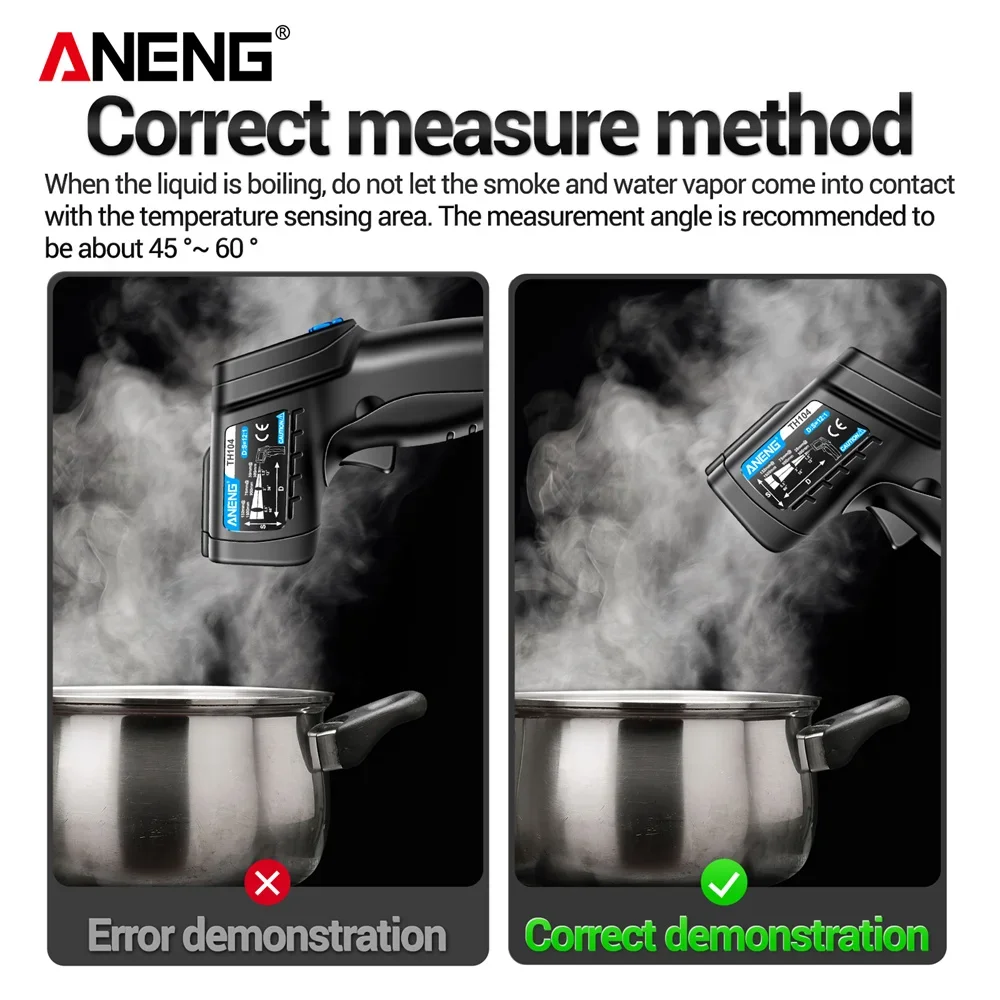 ANENG TH104 Infrarot-Handtherm – Industrial Laser Thermometer Gun Bewertung und Preis