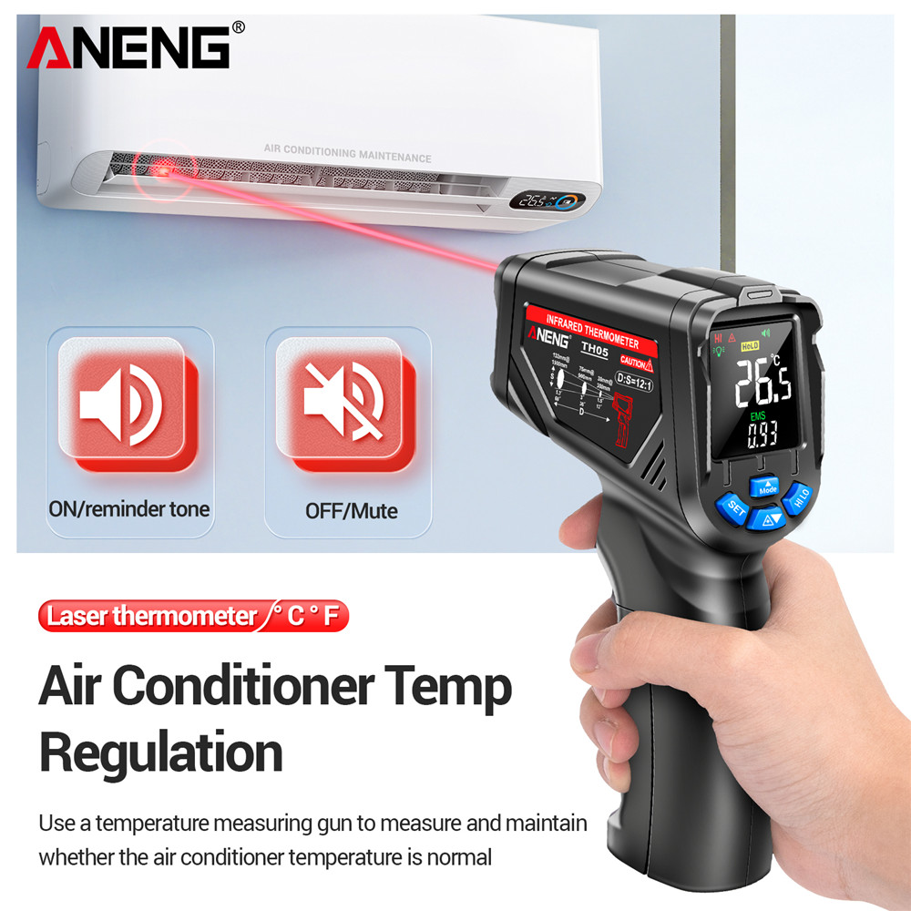 ANENG TH05 Infrarot-Thermomete – Industrial Laser Thermometer Gun Bewertung und Preis