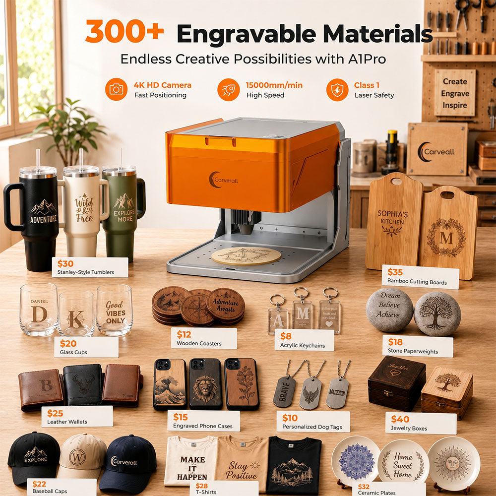 Carverall A1PRO 10W Lasergravi – Industrial Laser Cutting Machine Bewertung und Preis