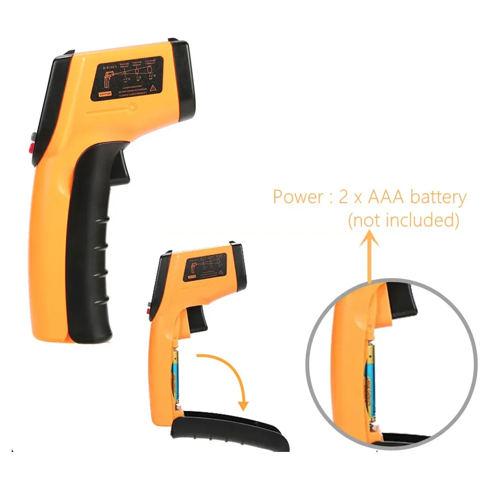 Tragbares Infrarot-Thermometer – Industrial Laser Thermometer Gun Bewertung und Preis
